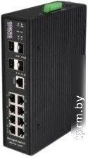 Управляемый коммутатор уровня 2+ Osnovo SW-80804/ILS(port 90W,300W) 