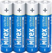 Батарейки Mirex Ultra Alkaline AAA 4 шт LR03-S4