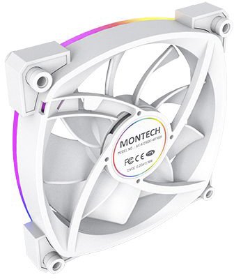 Вентилятор для корпуса Montech AX120 PWM (белый) 
