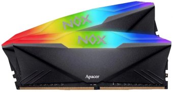 Оперативная память Apacer NOX RGB 2x16ГБ DDR4 3200 МГц AH4U32G32C28YNBAA-2