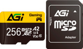 Карта памяти AGI TF138 Supreme microSDXC 256GB AGI256GGSTF138 (с адаптером)