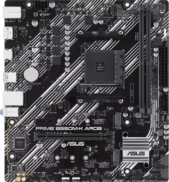 Материнская плата ASUS Prime B550M-K ARGB  Материнская плата ASUS Prime B550M-K ARGB