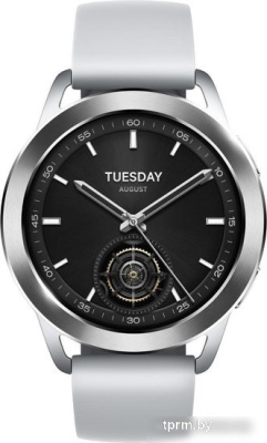 Умные часы Xiaomi Watch S3 M2323W1 (серебристый/серый, международная версия) 