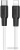 Кабель Hoco X21 Plus Silicone USB Type-C - Lightning (1 м, черный/белый) 