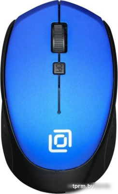 Мышь Oklick 488MW (черный/синий) 