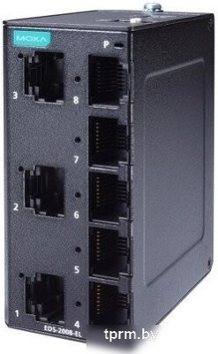 Неуправляемый коммутатор Moxa EDS-2008-EL-T 