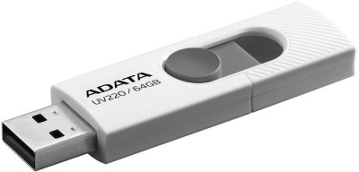 USB Flash A-Data UV220 64GB (белый/серый) 
