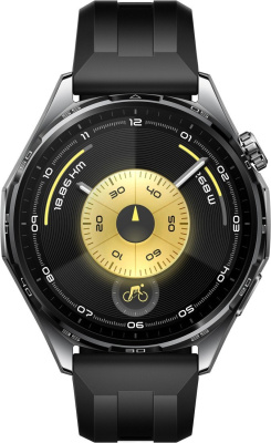 Huawei Watch GT 6 46 мм (черный, с черным силиконовым ремешком, международная версия) 