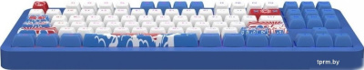 Клавиатура Red Square Alumix TKL Classic Pakuru (белый, g3ms Aquamarine) 