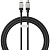 Кабель Baseus CoolPlay Series USB Type-C - Lightning (1 м, черный) 