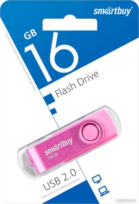 SmartBuy Twist 16GB (розовый) 