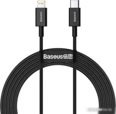 Кабель Baseus Superior USB Type-C - Lightning (1 м, черный) 