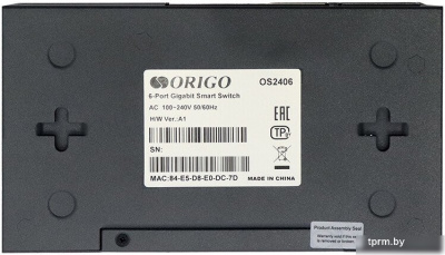 Коммутатор ORIGO OS2406 Настраиваемый L2 коммутатор 6x1000Base-T OS2406/A1A 