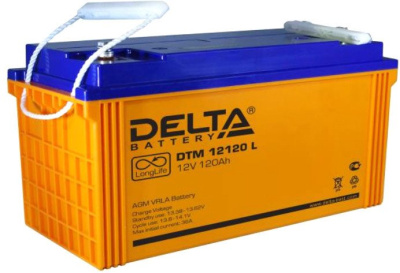 Аккумулятор для ИБП Delta DTM 12120 L (12В/120 А·ч) 