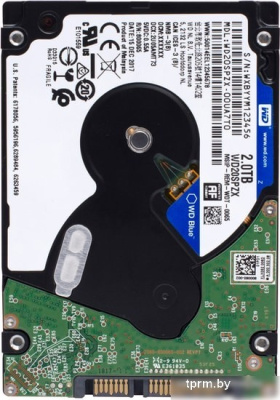 Жесткий диск WD Blue Mobile 2TB WD20SPZX 