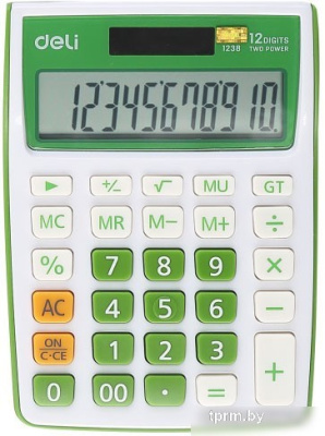 Бухгалтерский калькулятор Deli E1238/GRN