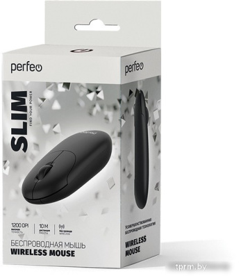 Мышь Perfeo Slim (черный) 