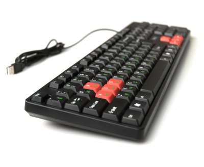 Клавиатура Dialog KS-030U Black-Red 