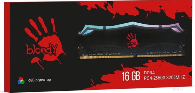 Оперативная память A4Tech Bloody RGB 16ГБ DDR4 3200 МГц BDM016A3200RD 