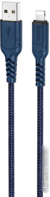 Кабель Hoco X59 Victory USB Type-A - Lightning (1 м, синий) 