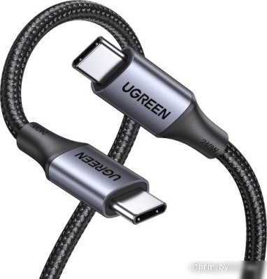 Кабель Ugreen US535 15311 USB Type-C - USB Type-C (1 м, черный) 