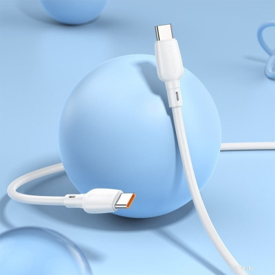 Кабель Borofone BX93 USB Type-С - USB - Type-C (100Вт, 1 м, белый) 