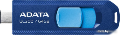 USB Flash ADATA UC300 64GB (синий/голубой) 