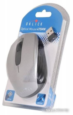 Мышь Oklick 475MW (серый) [945829] 
