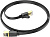 Кабель Hoco US07 RJ45 - RJ45 (1 м, черный) 