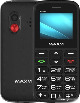 Телефон Maxvi B100ds (черный) 