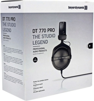 Наушники Beyerdynamic DT 770 PRO 32 Ohm 