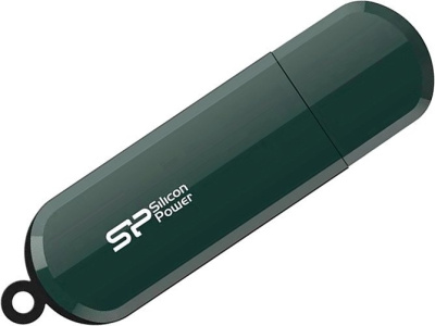 USB Flash Silicon-Power LuxMini 320 64GB (темно-зеленый) 