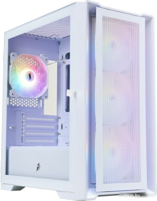 Корпус 1stPlayer TRILOBITE T4 MESH FRGB (белый) 