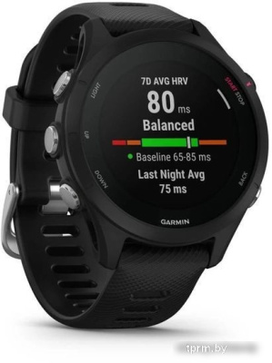 Умные часы Garmin Forerunner 255S Music 41 мм (черный) 