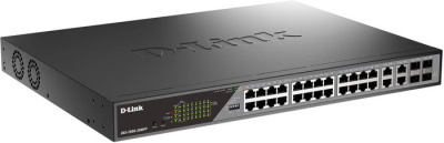 Управляемый коммутатор 2-го уровня D-Link DSS-200G-28MPP/A1A 