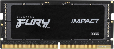 Оперативная память Kingston FURY Impact 16ГБ DDR5 SODIMM 6400 МГц KF564S38IB-16 