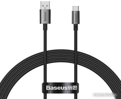 Кабель Baseus Superior Series Fast Charging USB Type-A - USB Type-C (1 м, черный) 