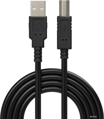 Кабель Defender USB Type-A - USB Type-B (3 м, черный) 