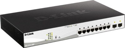 Управляемый коммутатор 2-го уровня D-Link DGS-1210-10MP/FL 