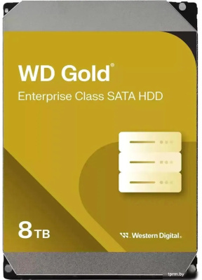 Жесткий диск WD Gold 8TB WD8005FRYZ 