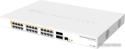 Коммутатор Mikrotik CRS328-24P-4S+RM 
