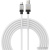 Кабель Baseus CoolPlay Series USB Type-A - USB Type-C (2 м, белый) 
