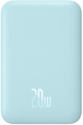 Внешний аккумулятор Baseus Magnetic Wireless PPCX020003 6000mAh (голубой)