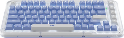 Logitech Alto Keys K75M 920-013301 (белый/синий, с гравировкой) 