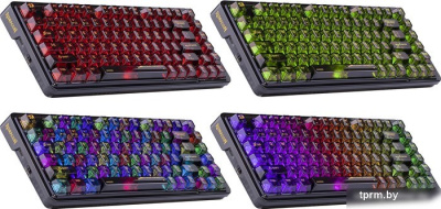 Клавиатура Redragon Elf Pro (прозрачный/черный) 