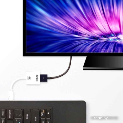 Aten HDMI - DVI VC986B (белый) 