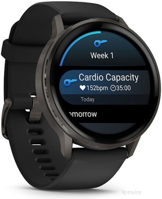 Умные часы Garmin Venu 4 45 мм (черный) 
