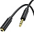 Кабель Borofone BL12 3.5 Jack - 3.5 Jack (2 м, черный) 