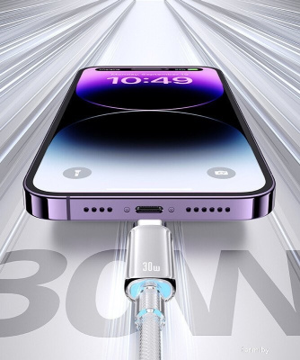 Кабель Usams US-SJ659 USB Type-С - Lightning (1.2 м, черный) 