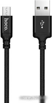 Кабель Hoco X14 micro USB (1 м, черный) 